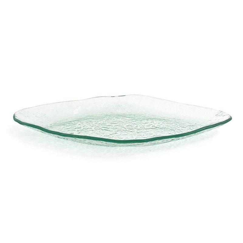 FOH DDP010CLG22 Arctic 13.75" Oval Clear Glass Plate - 6 / CS