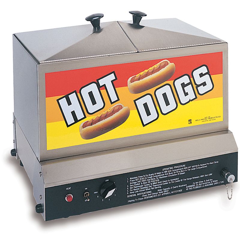 Gold Medal® 8007 Steamin' Demon® Hot Dog Steamer