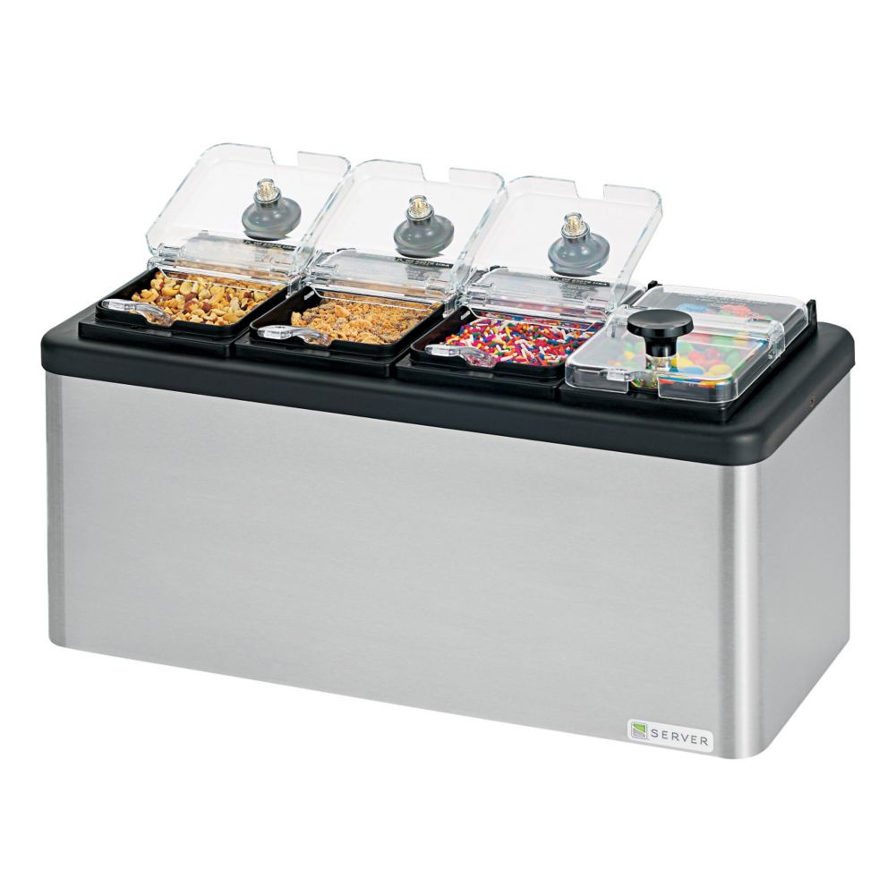 Server Products 87480 Insulated Mini Station With (4) 1/9-Size Jars