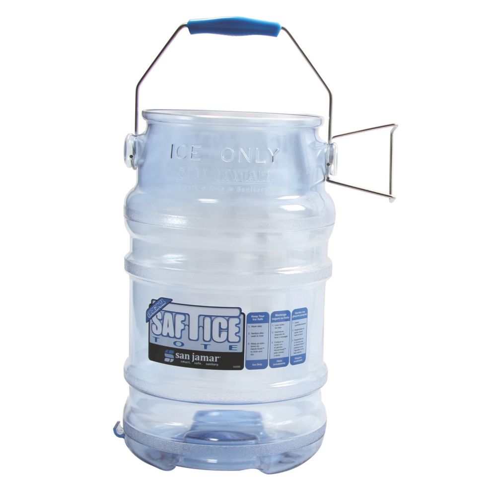 San Jamar® SI6000 Saf-T-Ice® 6 Gallon Ice Tote