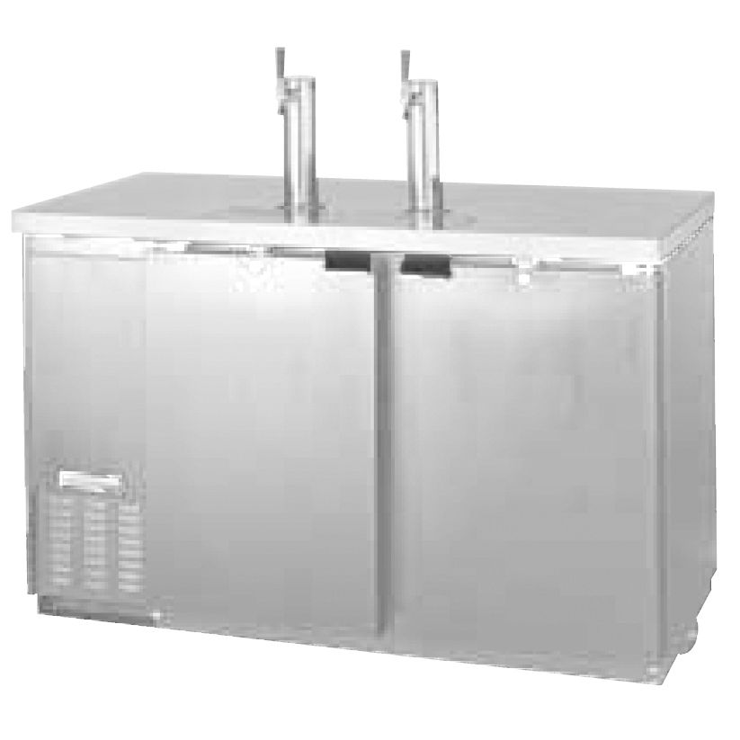 Continental S/S 22 Cu Ft 3Keg Draft Beer Cooler Wasserstrom