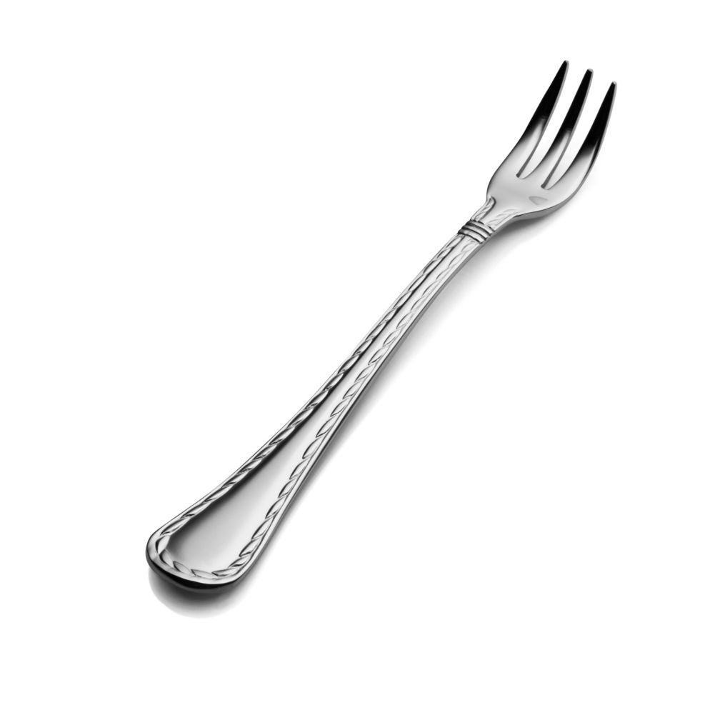 Bon Chef S408 Amore Stainless Steel Oyster / Cocktail Fork - Dozen