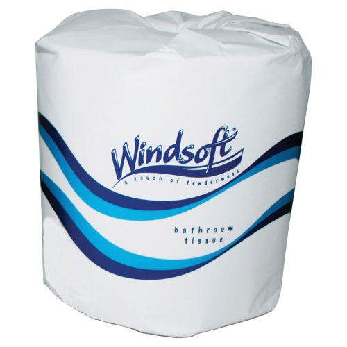 Windsoft 1-Ply 4.5 x 3.75 Facial Quality Toilet Tissue, 1000/Roll ...