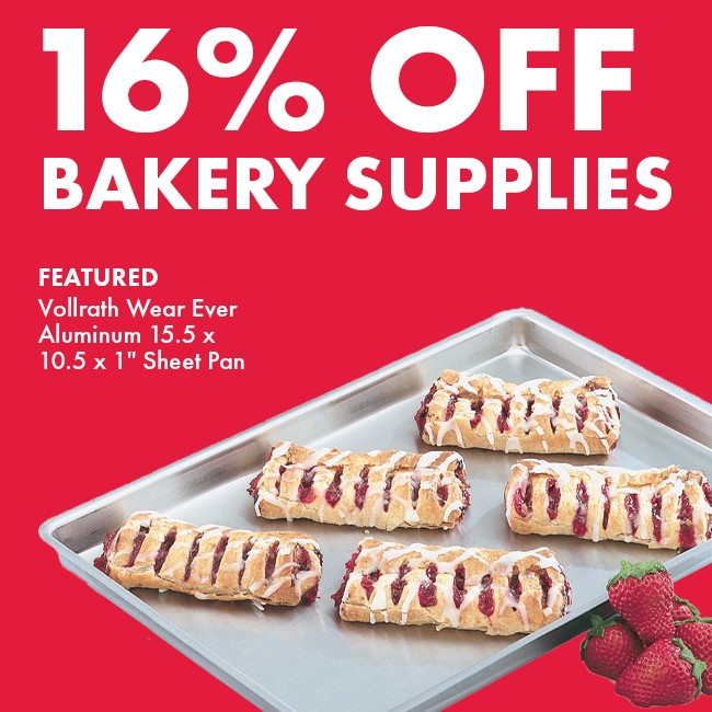Save 16% On Bakery Supplies