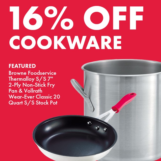 Save 16% On Cookware