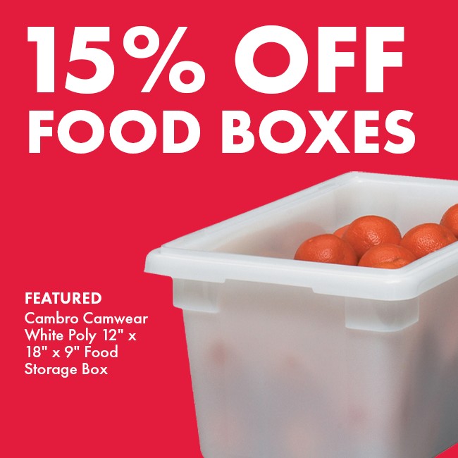 Save 15% On Food Boxes