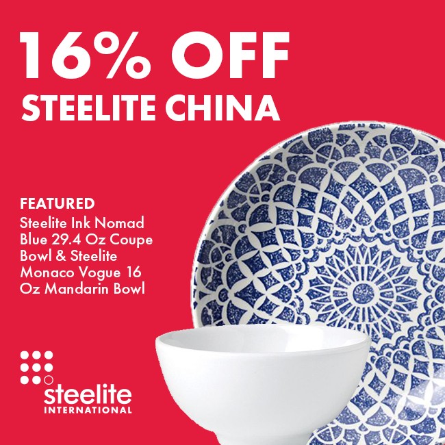 16% Off Steelite China